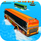Floating Coach Bus : Public Transport icon