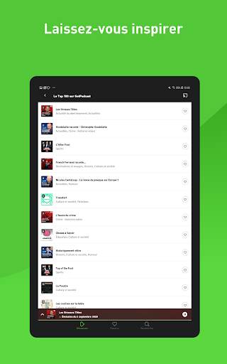GetPodcast: lecteur de podcast screenshot 12