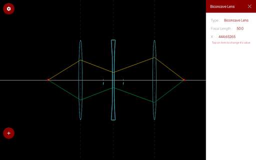 Ray Optics, Optics Physics, Ray Diagram Simulation screenshot 9