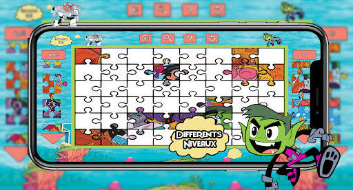 Coloriage Teen Titans screenshot 4