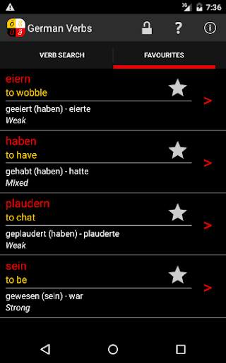 German Verbs screenshot 6
