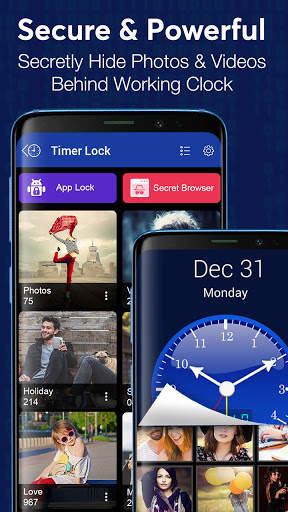 Time Locker - Hide Pictures, Files & App lock स्क्रीनशॉट 2