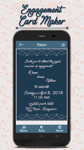 Engagement Invitation Card Maker screenshot 1