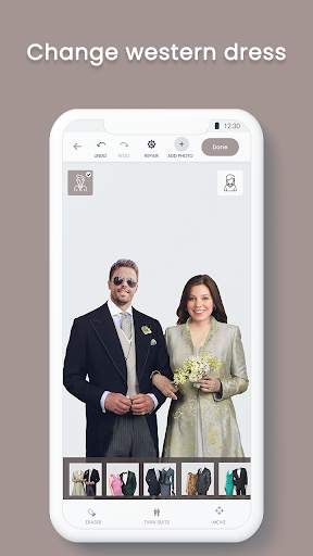 Western dress Couple Photo Suit screenshot 4