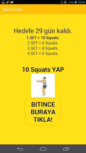 No Equipment Workout Planner (Spor Hocasi) screenshot 4