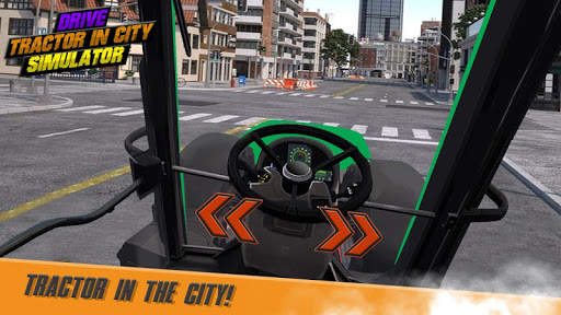 Drive Tractor in City Simulator screenshot 1