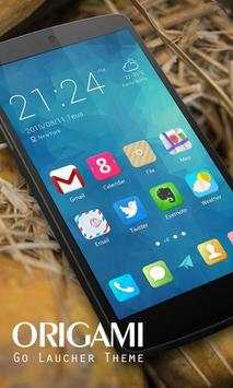 Origami GO Launcher Theme screenshot 1