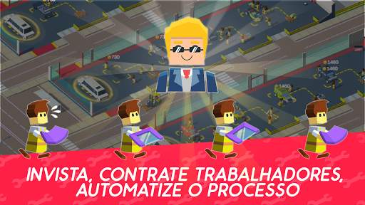 Idle Mechanics Manager: Fábrica de Carros screenshot 3