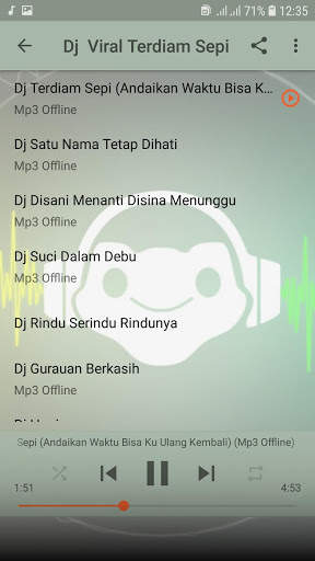 Dj Viral Terdiam Sepi Offline screenshot 3