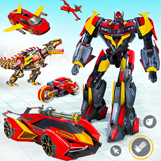 Dino Robort Car Transform Game icon
