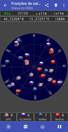 Status do GNSS (Teste GPS) screenshot 1