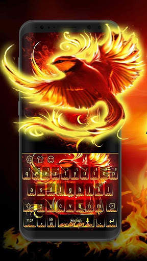 Keyboard Fire Bird screenshot 1