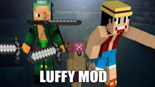 Luffy Mod for Minecraft PE 1 تصوير الشاشة