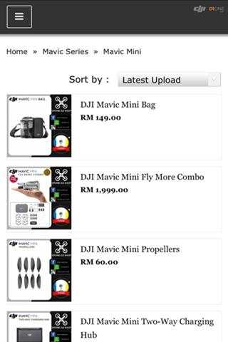 DRONE DJI SHOP screenshot 2