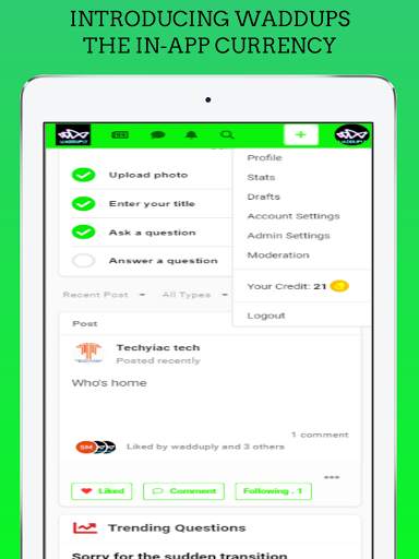 WADDUPLY: SOCIAL MEDIA FOR  FOOTBALL FANS screenshot 14