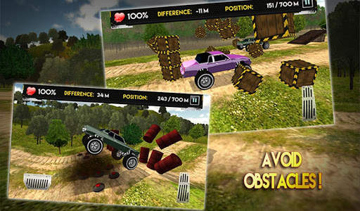 Downhill Monster Car Racing screenshot 3