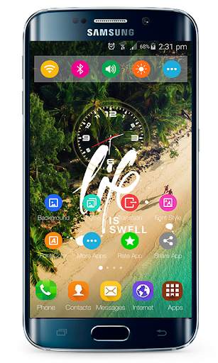 Launcher Samsung Galaxy J6 The screenshot 2