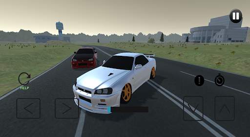 Driving Skyline R34 Drift Car screenshot 5