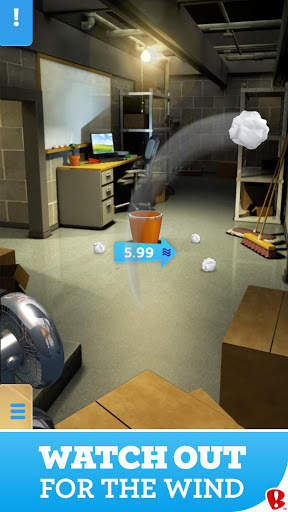 Paper Toss 3D screenshot 2