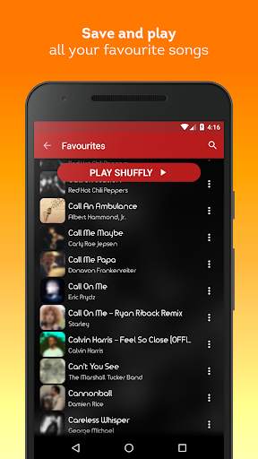 Shuffly Music - Song Streaming Player screenshot 6