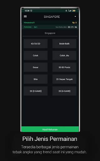 Hasil Togel Matrix screenshot 1