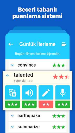 Kelime Ezberleme - İngilizce Öğrenme Programı screenshot 5