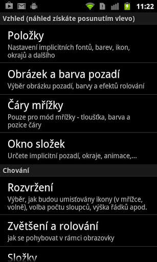 Lightning Launcher - Czech screenshot 2