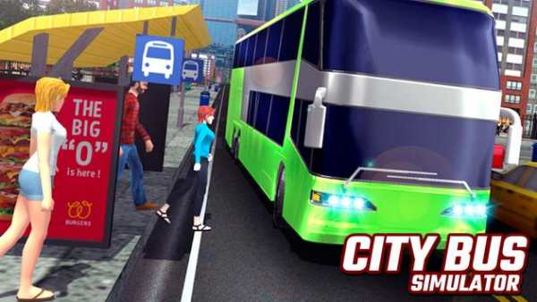 Bus City Driver Game screenshot 1