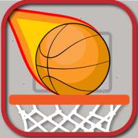 Dunk shot basktball logo