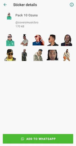 Stickers de Ozuna para WhatSapp - WAStickers screenshot 7