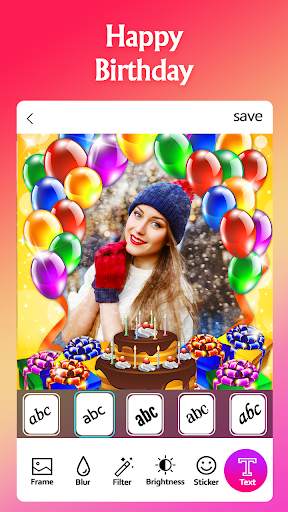 Happy Birthday Photo Frame 6 تصوير الشاشة