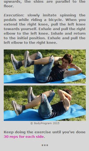 Abs Routine for Teens screenshot 3
