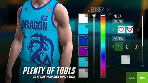 Basketball Jersey Editor - My Basketball Team screenshot 2