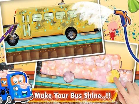Kids School Bus Spa Simulator screenshot 8
