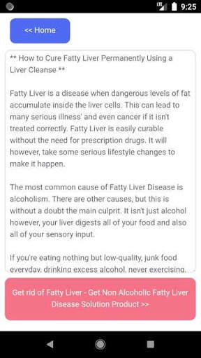 Fatty Liver Exercise Treatment Diet Free App screenshot 3