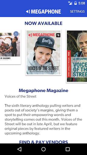 Megaphone Vendor Finder screenshot 1