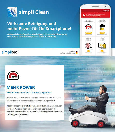 simpli Clean Mobile  - BOOSTER & CLEANER screenshot 1