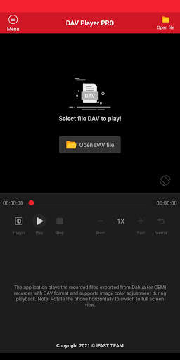 DAV Player Pro screenshot 1