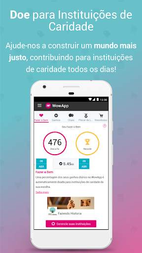 WowApp - Earn. Share. Do Good screenshot 4