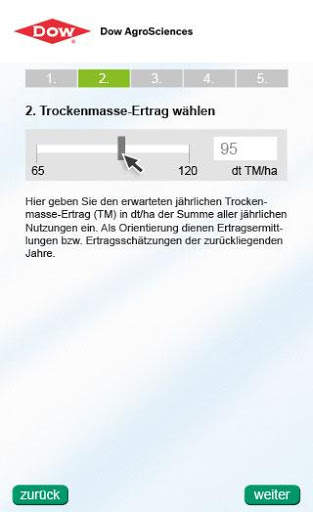 Dow Ampfer-App screenshot 3