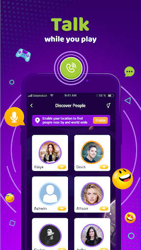 GaGo – Play Games with Friends and Talk Live! screenshot 5