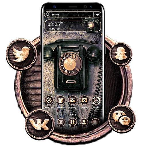 Vintage Telephone Launcher Theme 1.0