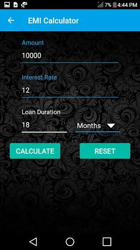 Interest & EMI Calculator स्क्रीनशॉट 5