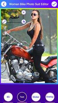 Women Bike Photo Suit Editor screenshot 4