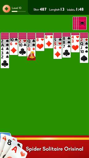 Spider Solitaire Indonesia screenshot 1