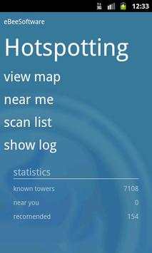 Hotspotting - Free WiFi Map screenshot 1