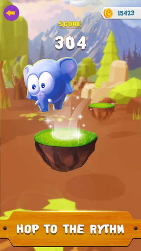 Magic Bird Hop Music Game: fichas de baile screenshot 4