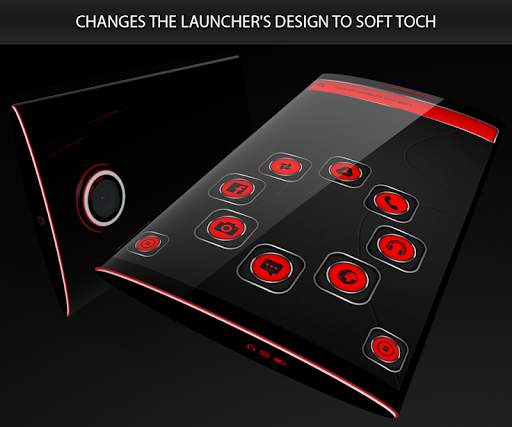 Soft Touch Red Theme screenshot 4