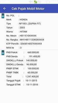 Cek Pajak Mobil Motor screenshot 3