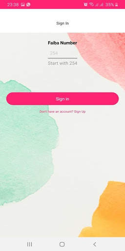 Faiba 4g CompNet selfcare APP screenshot 1